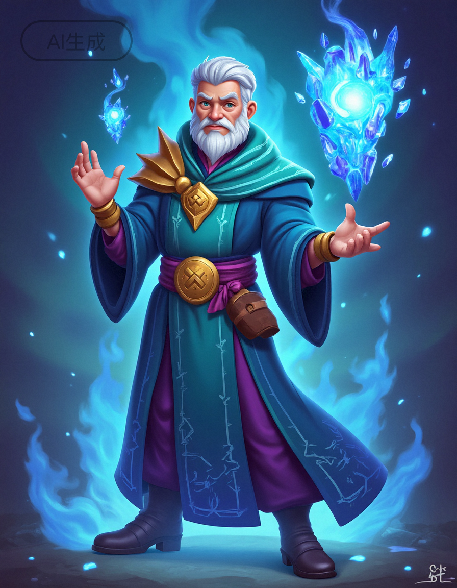 法师角色卡生成结果