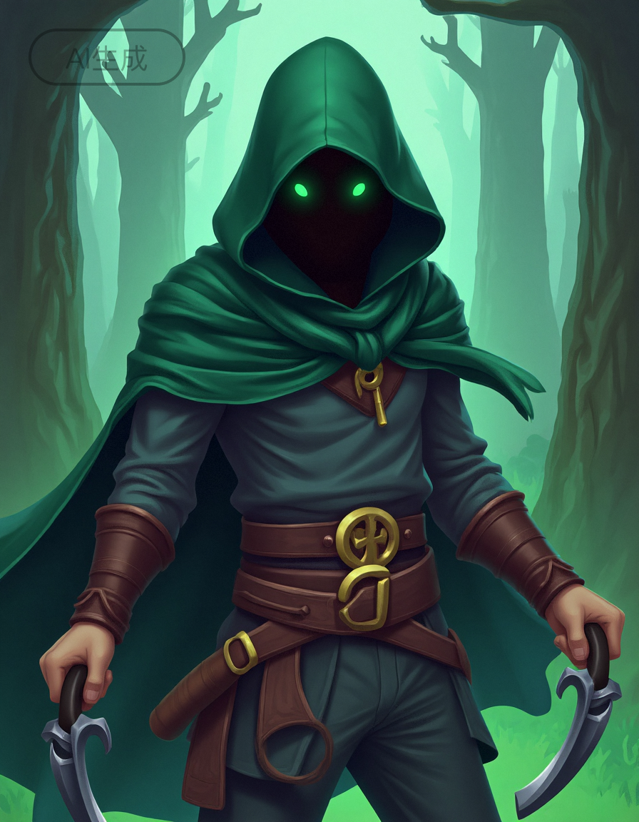 刺客角色卡生成结果